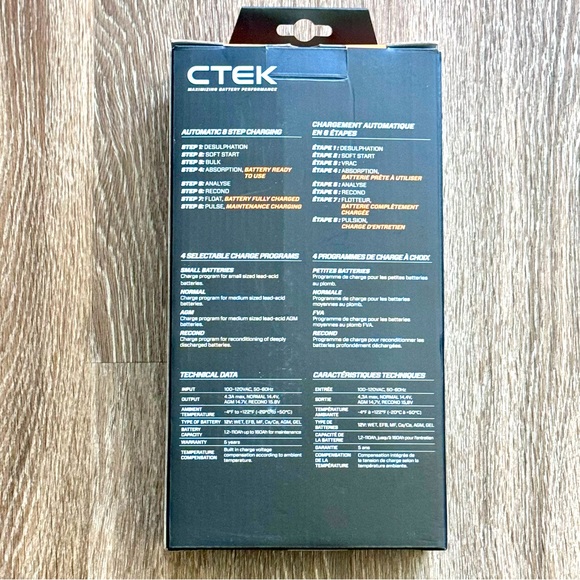 CTEK-40-206 MXS 5.0 Fully Automatic 4.3 amp Battery Charger & Maintainer 12V 🔋 - Picture 6 of 9